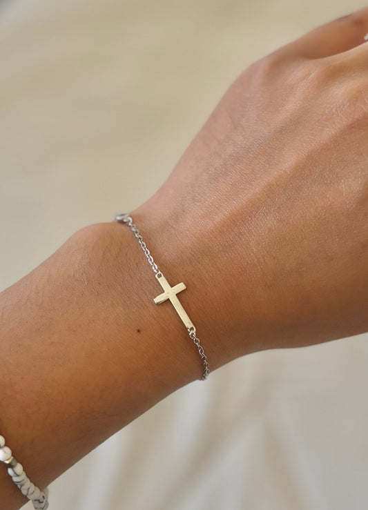 Faith and Grace Cross Bracelet