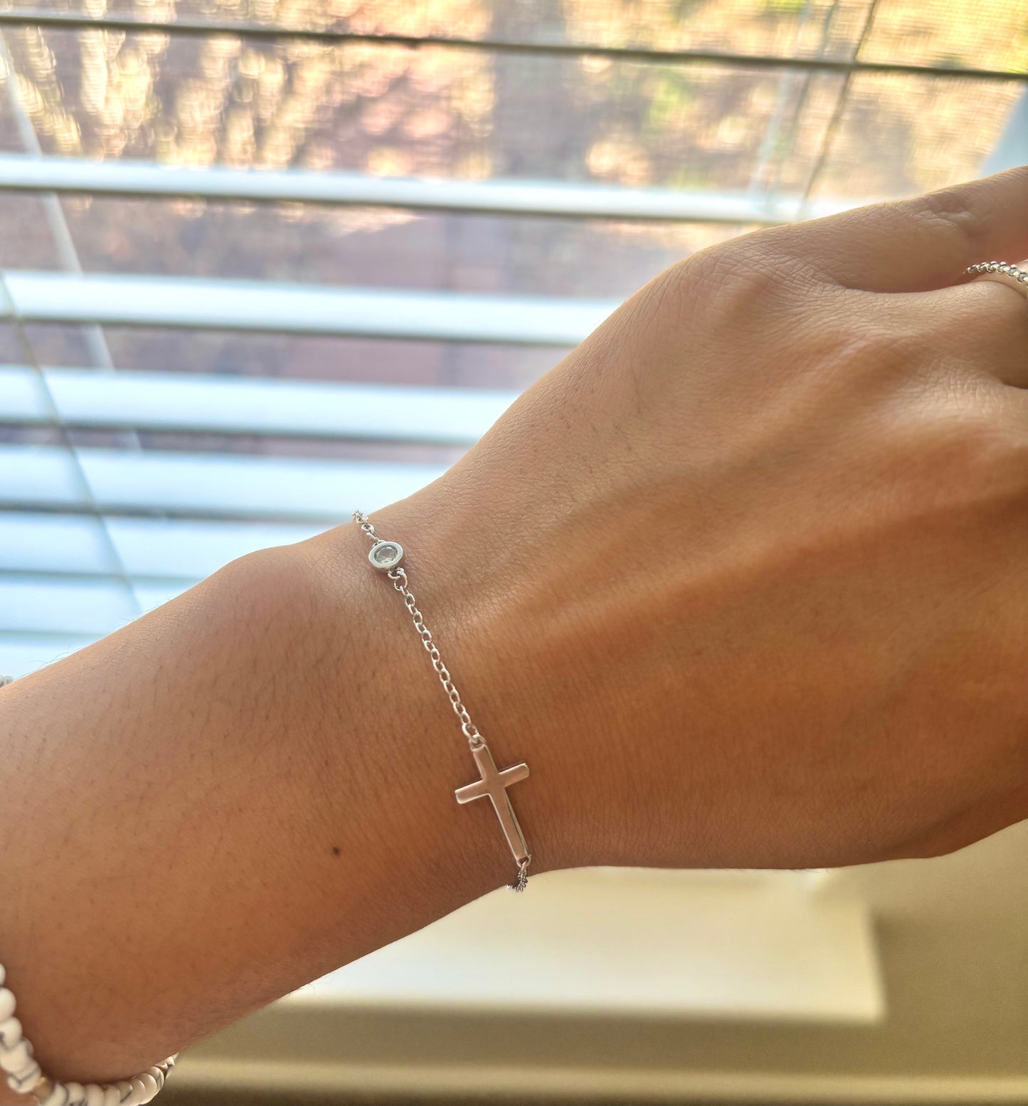 Faith and Grace Cross Bracelet